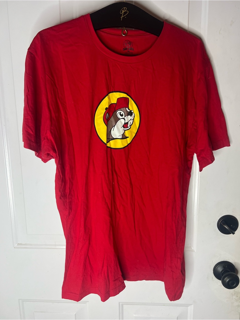 Buc-ee's Classic Red Logo Cotton T-shirt Size XL